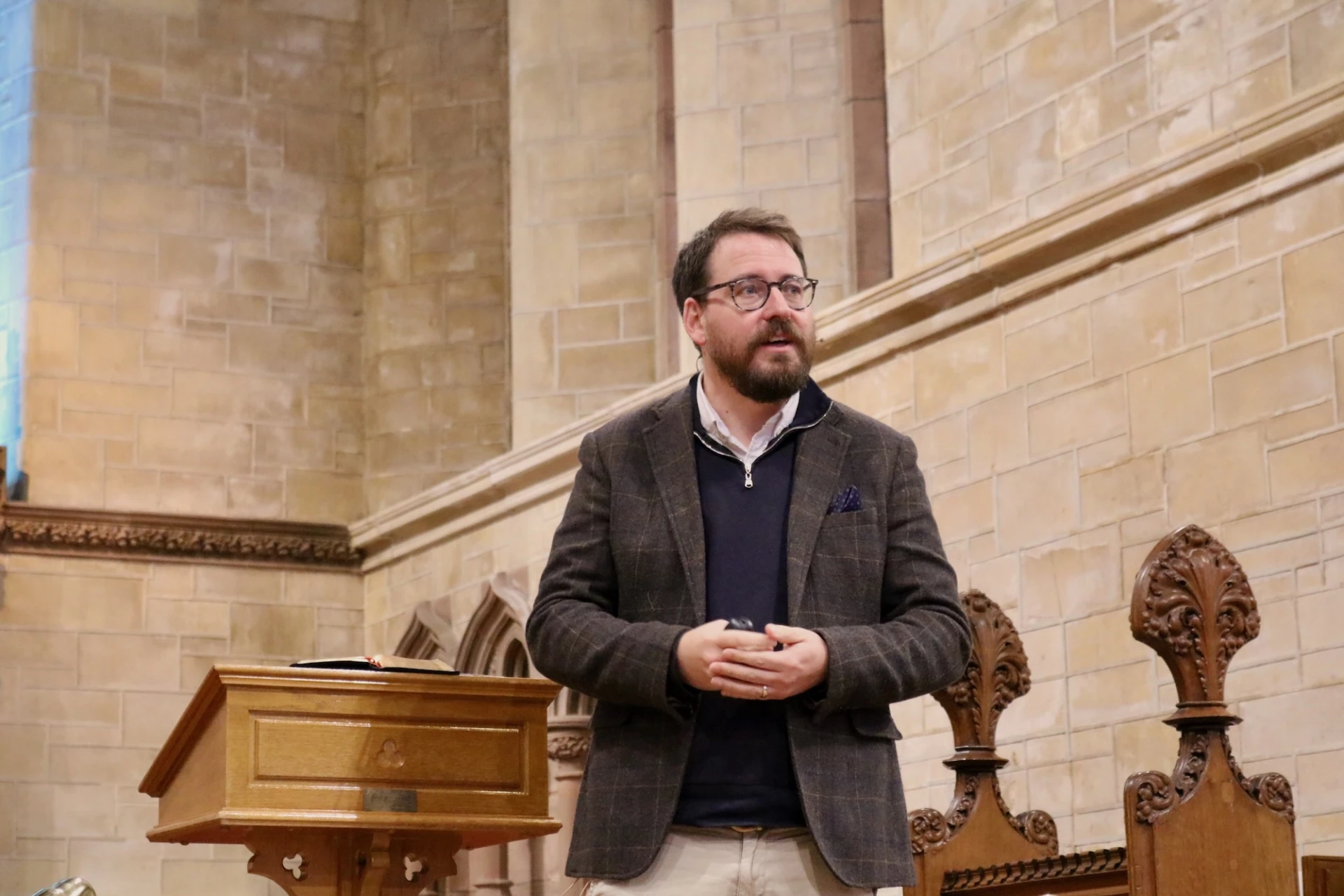 Our speaker, Pastor John Funnell