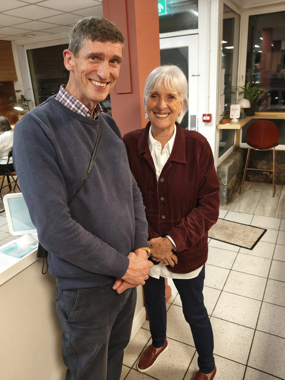 Keith Gardiner and Liz Cousins