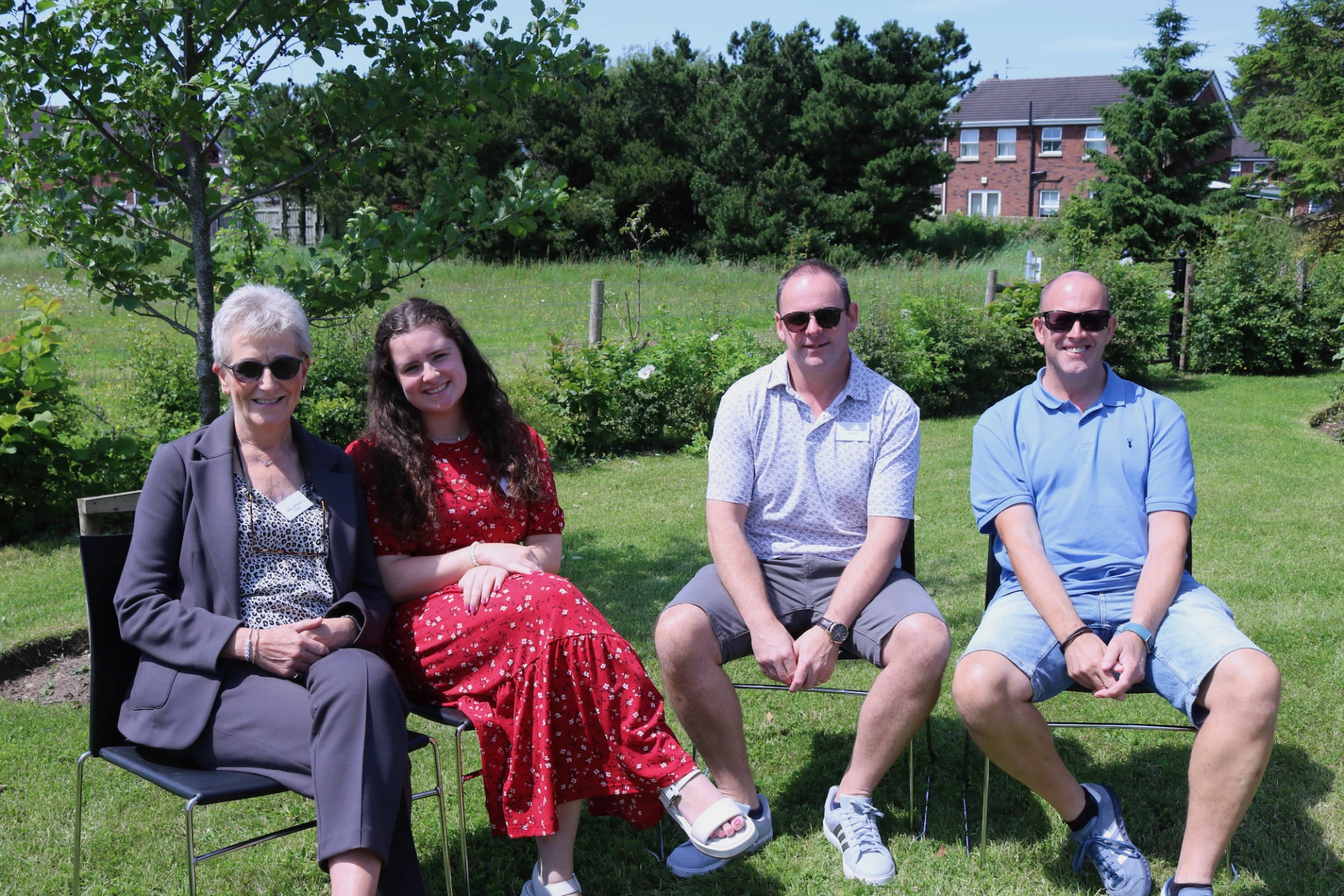 Sally, Ellie. Gareth and Glyn from Kilkeel
