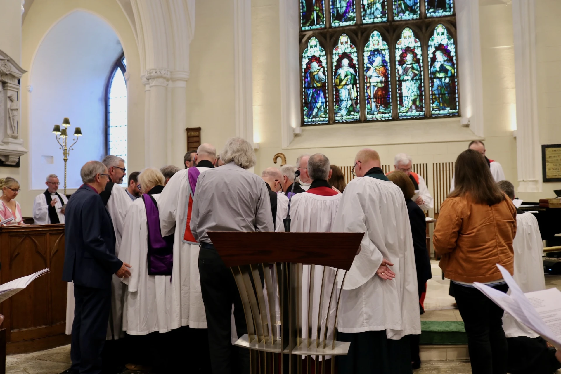 Clergy pray for Kyle