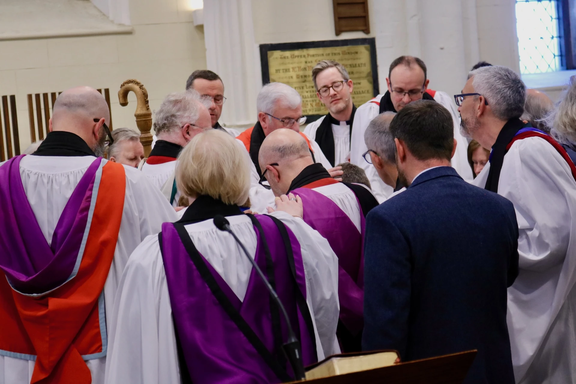 Clergy pray for Matthew