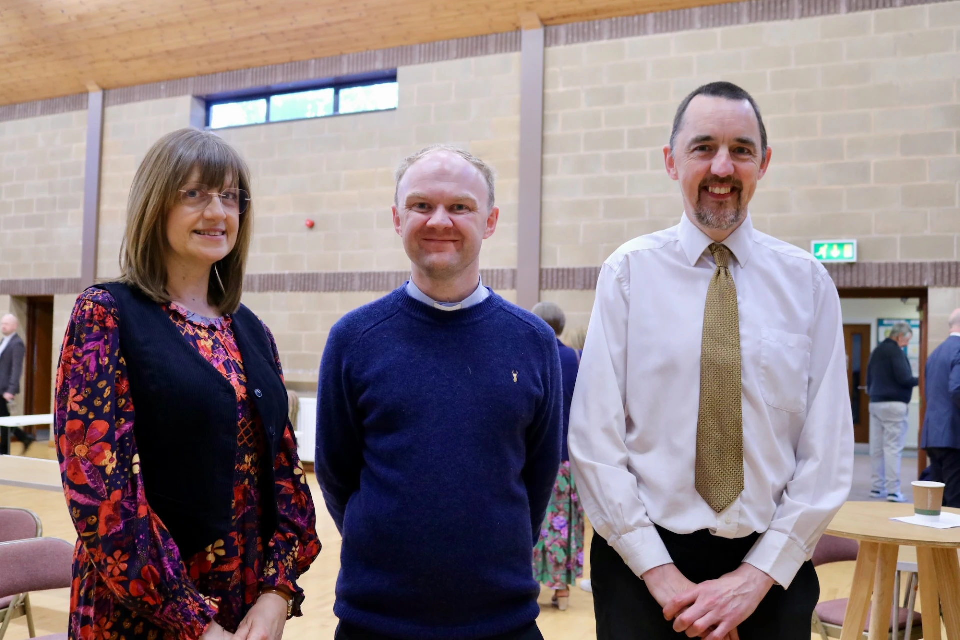 Church Wardens Tracy Morrow (People's) and Wesley Johnston (Rector's)