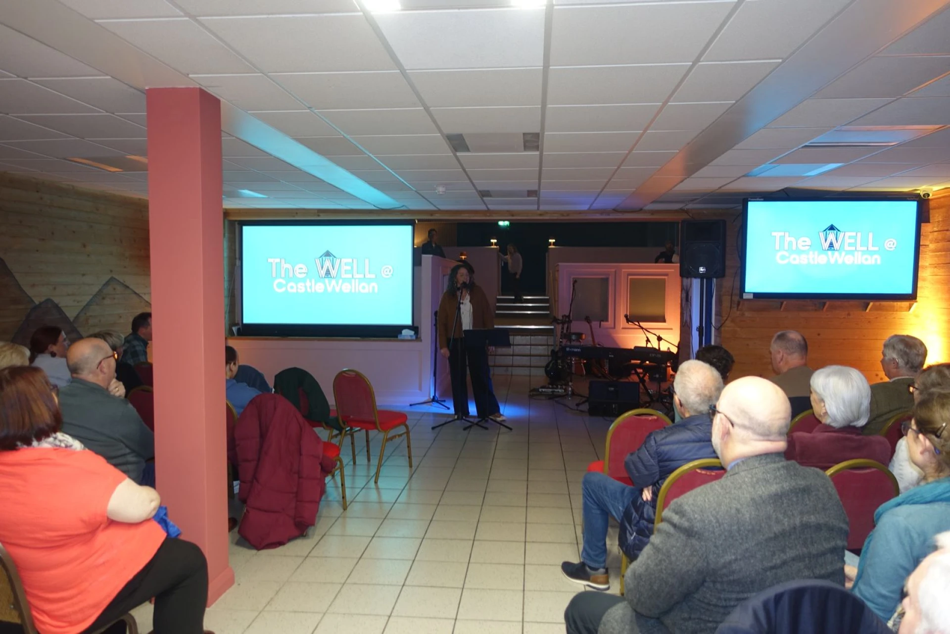 Lorraine Brimage opens the evening of worship and celebration