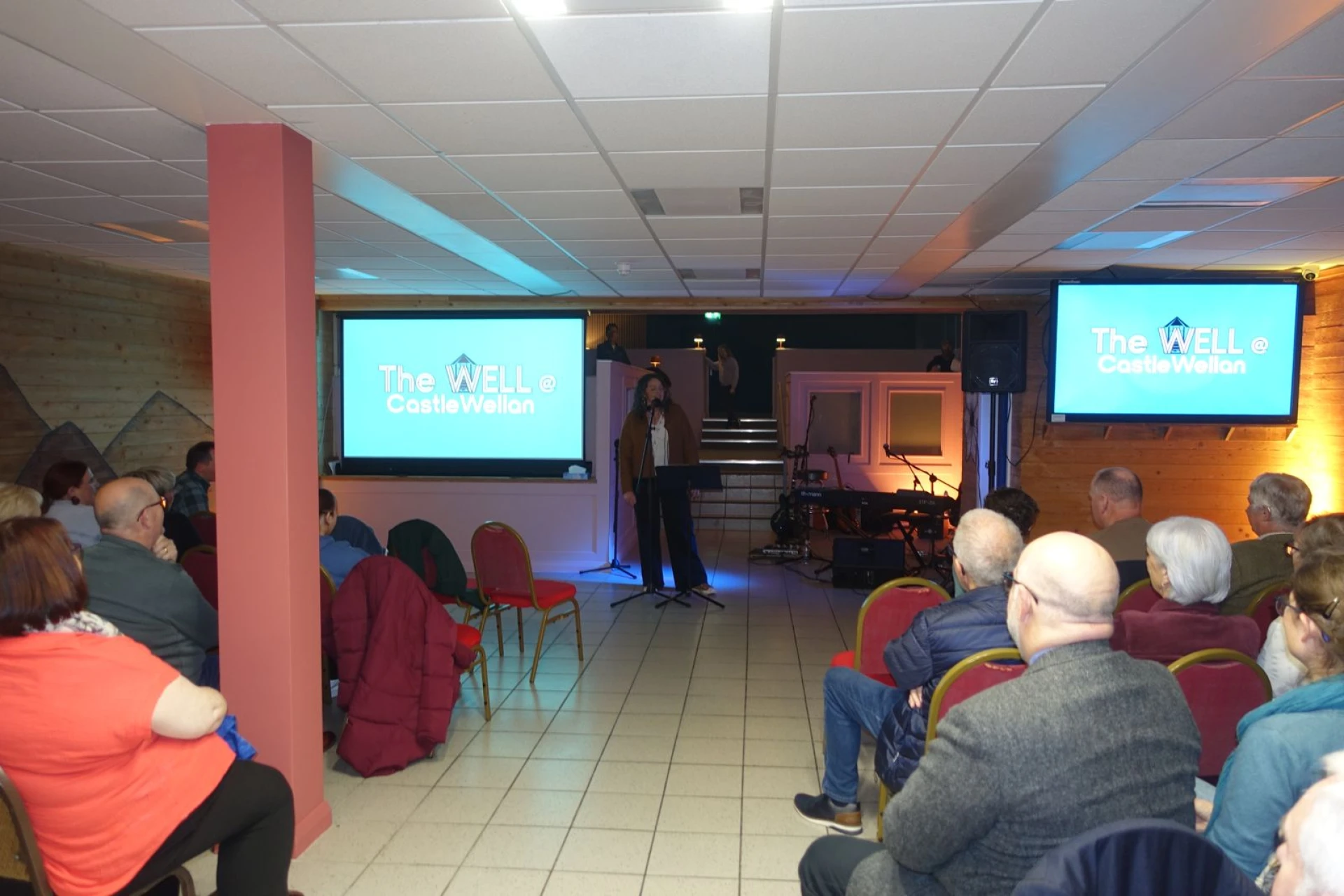 Lorraine Brimage opens the evening of worship and celebration