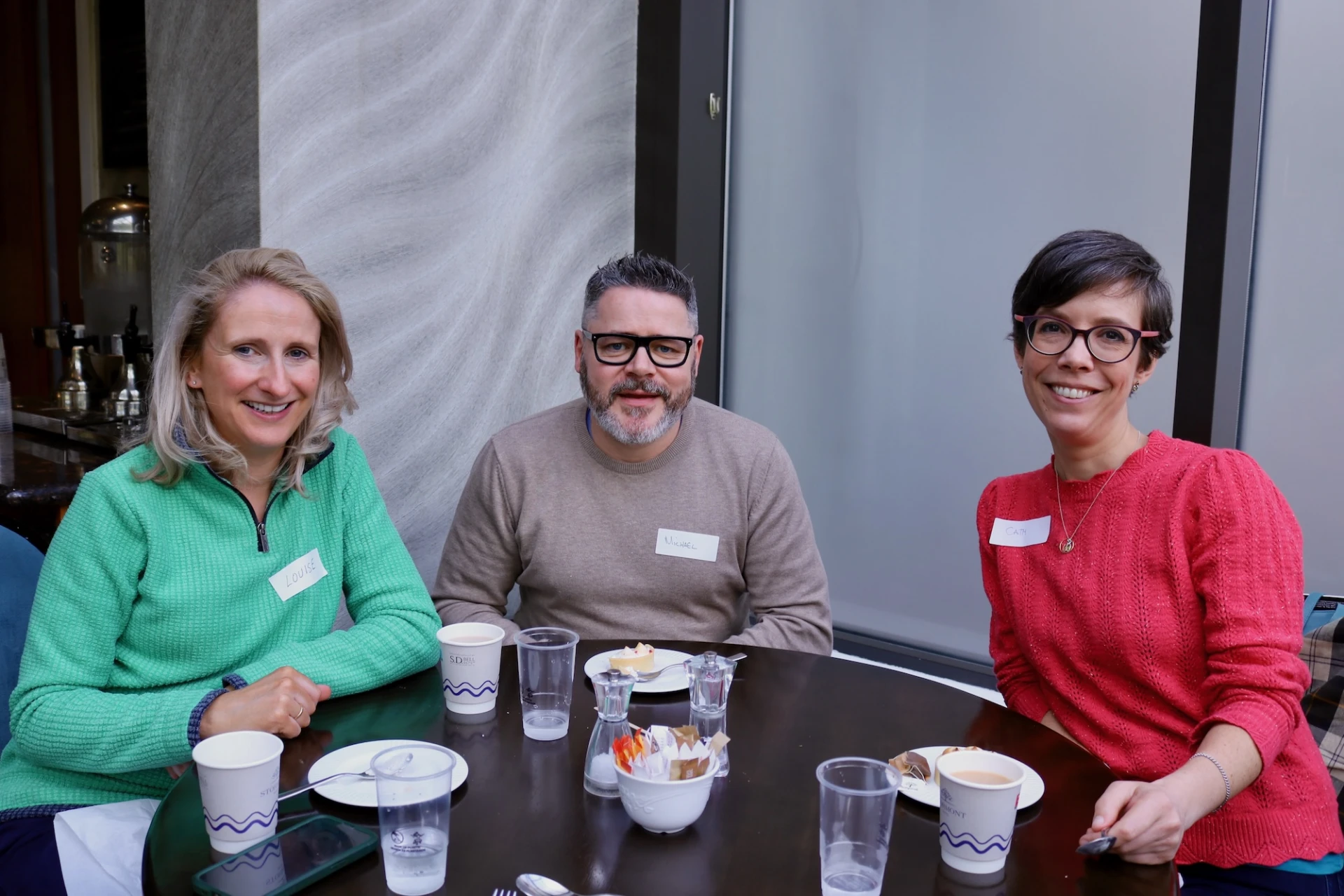 Louise, Michael, and Cath (Down)