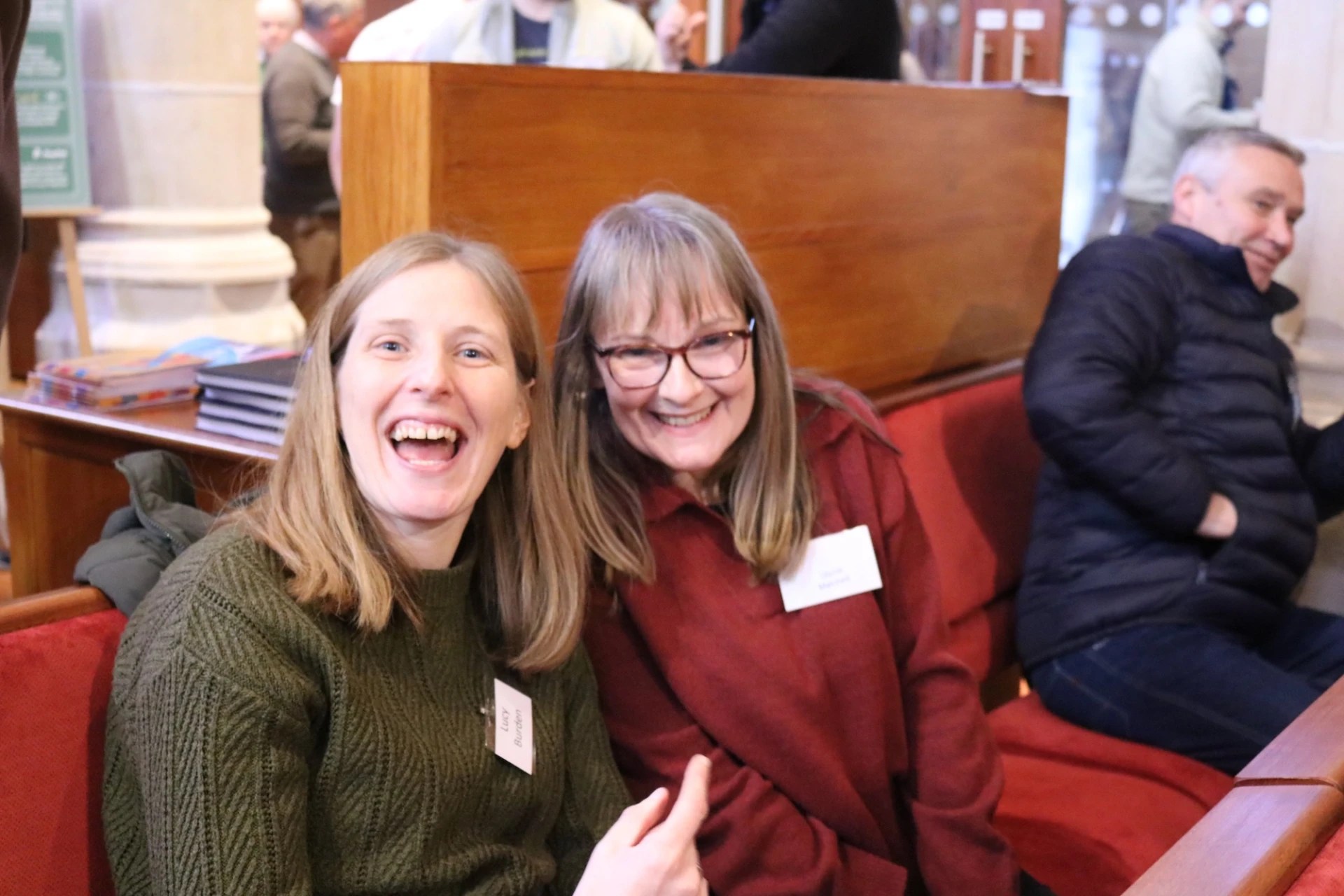 Lucy Burden and Glynis Matchett