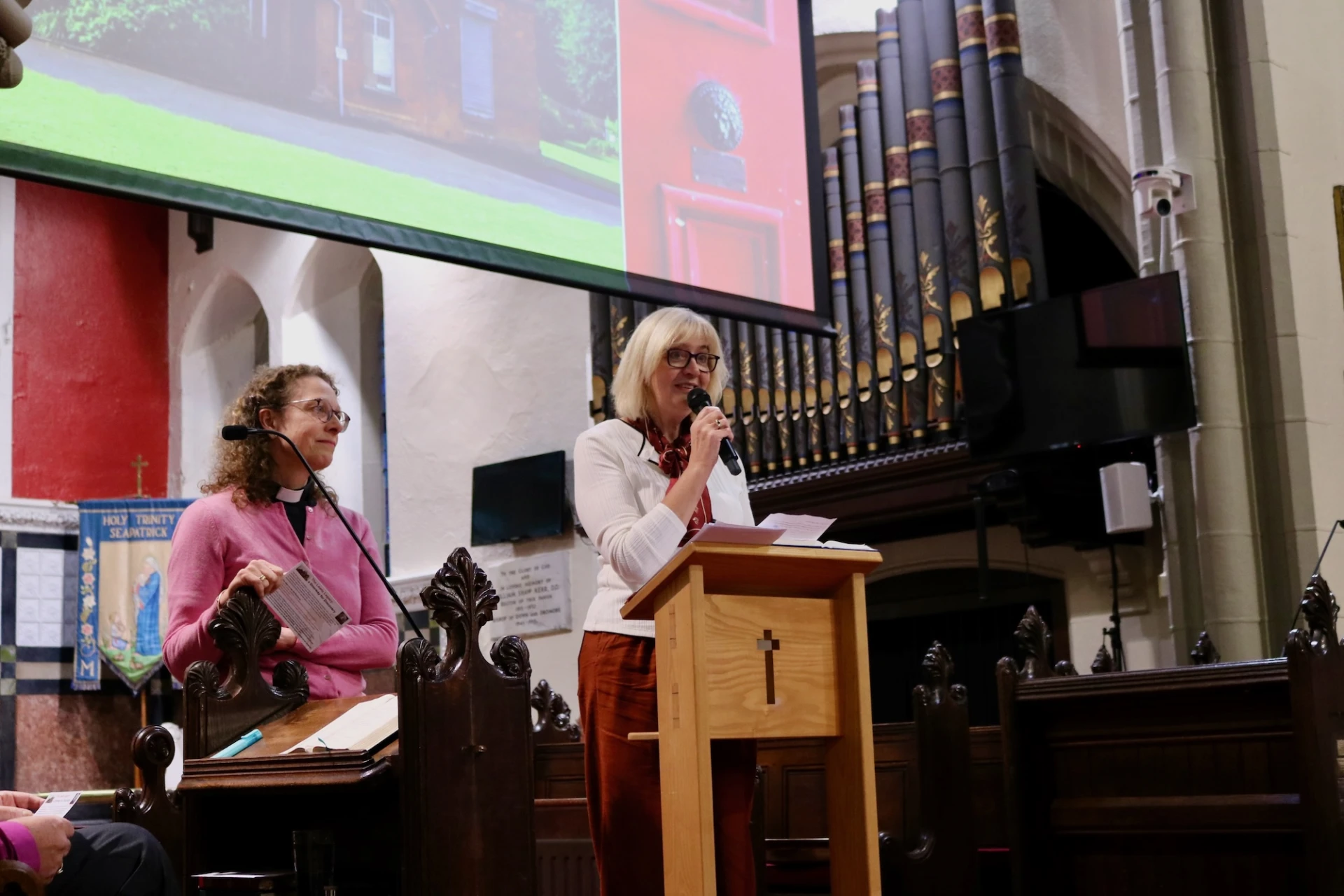 Lynne and Helene share the vision for the Lewis Legacy