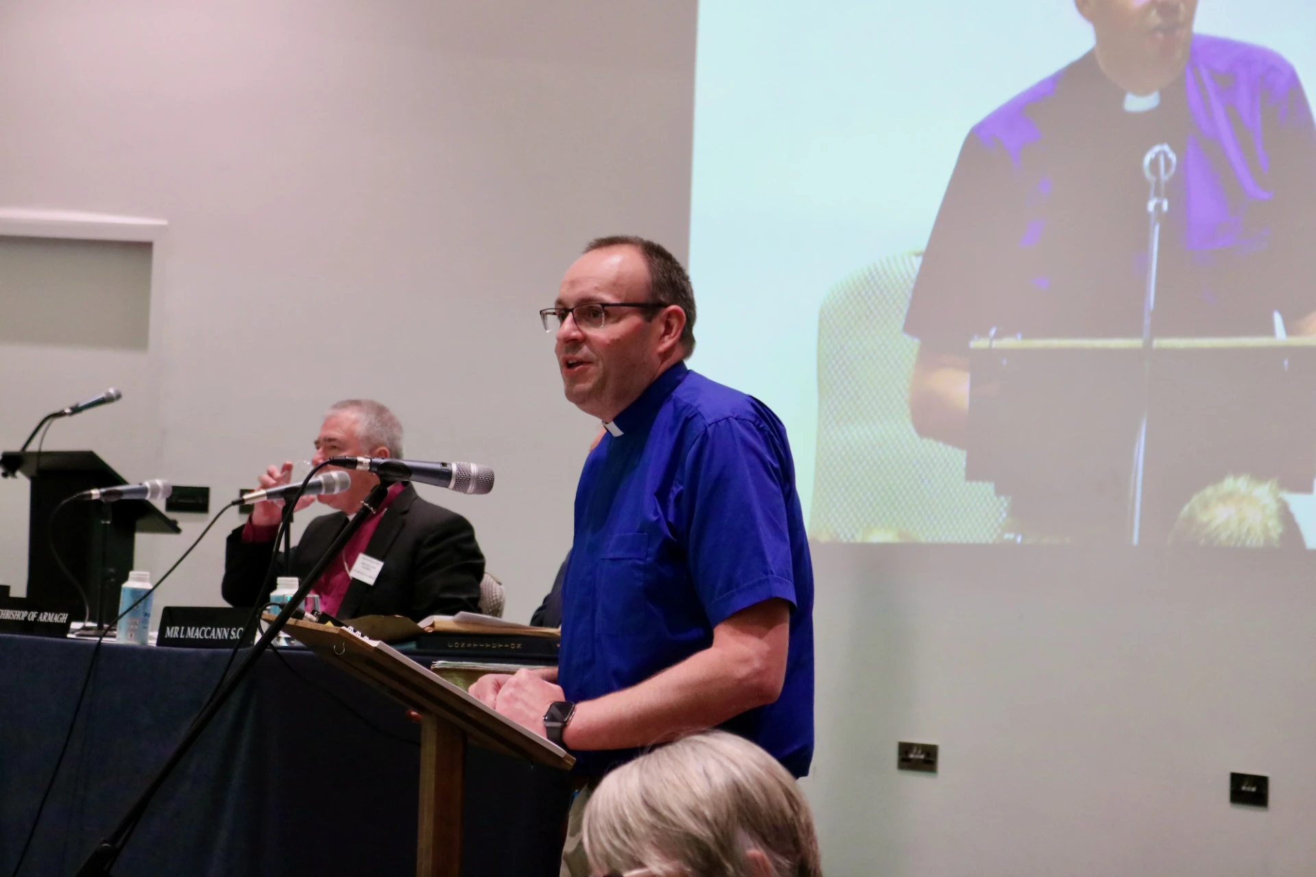 Mark Lennox (Dromore) speaks to the Standing Committee report