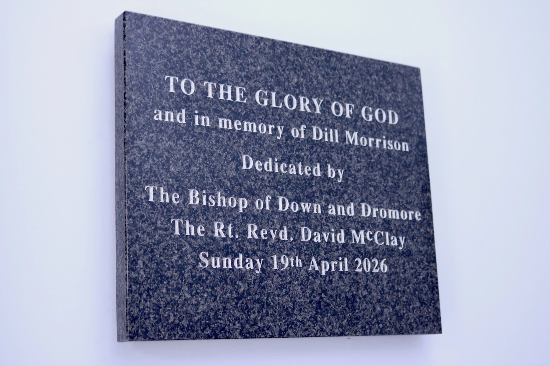Memorial plaque