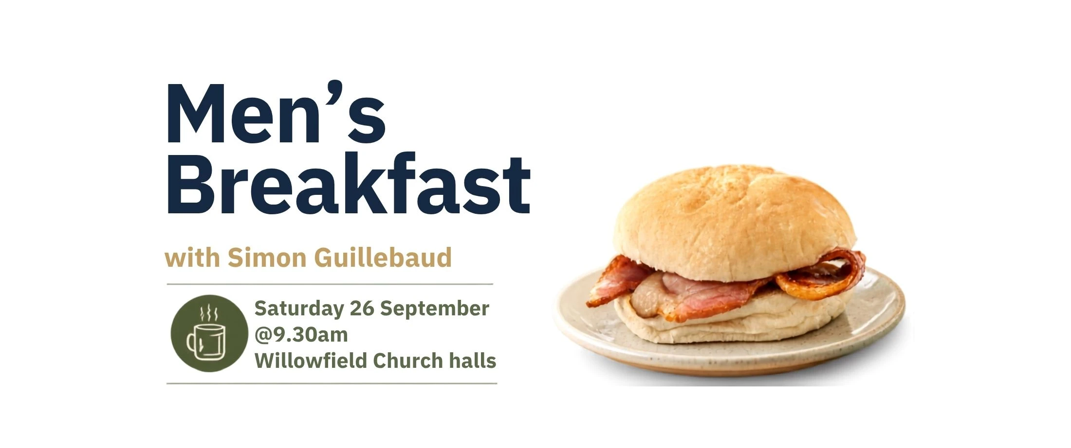 Men's Breakfast September 26