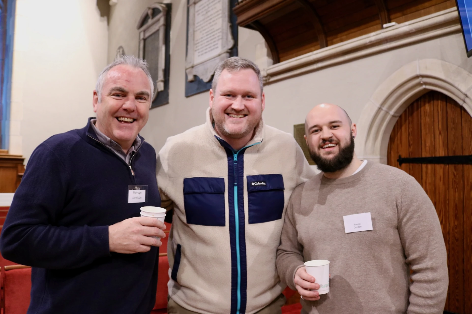 Mervyn Jamison, Kyle Harris and Reece Gordon