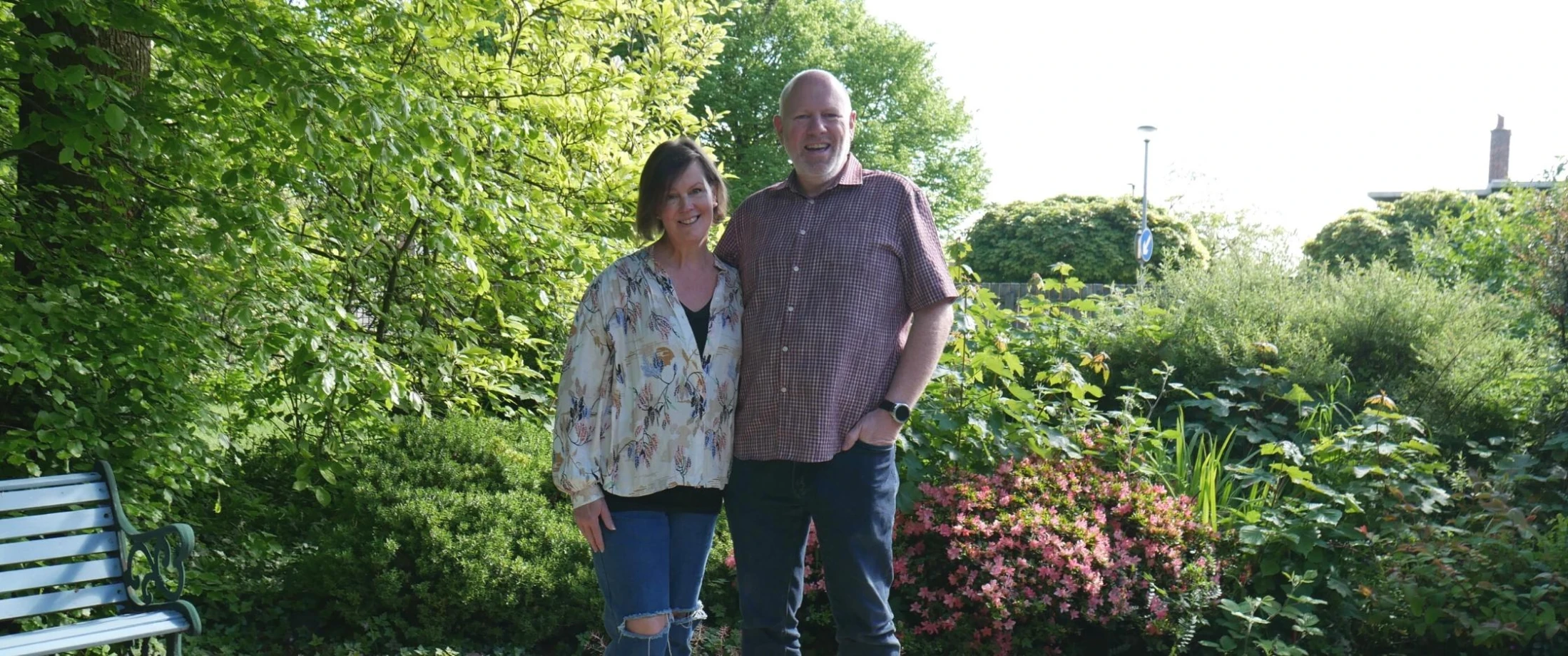 Adrian and Linda bound for Ibiza Chaplaincy