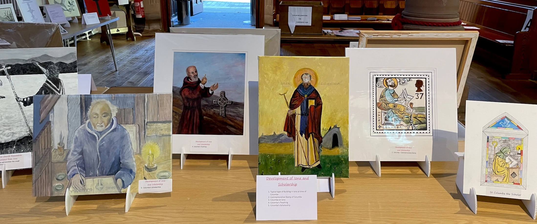 Artists celebrate Columba’s 1500th anniversary
