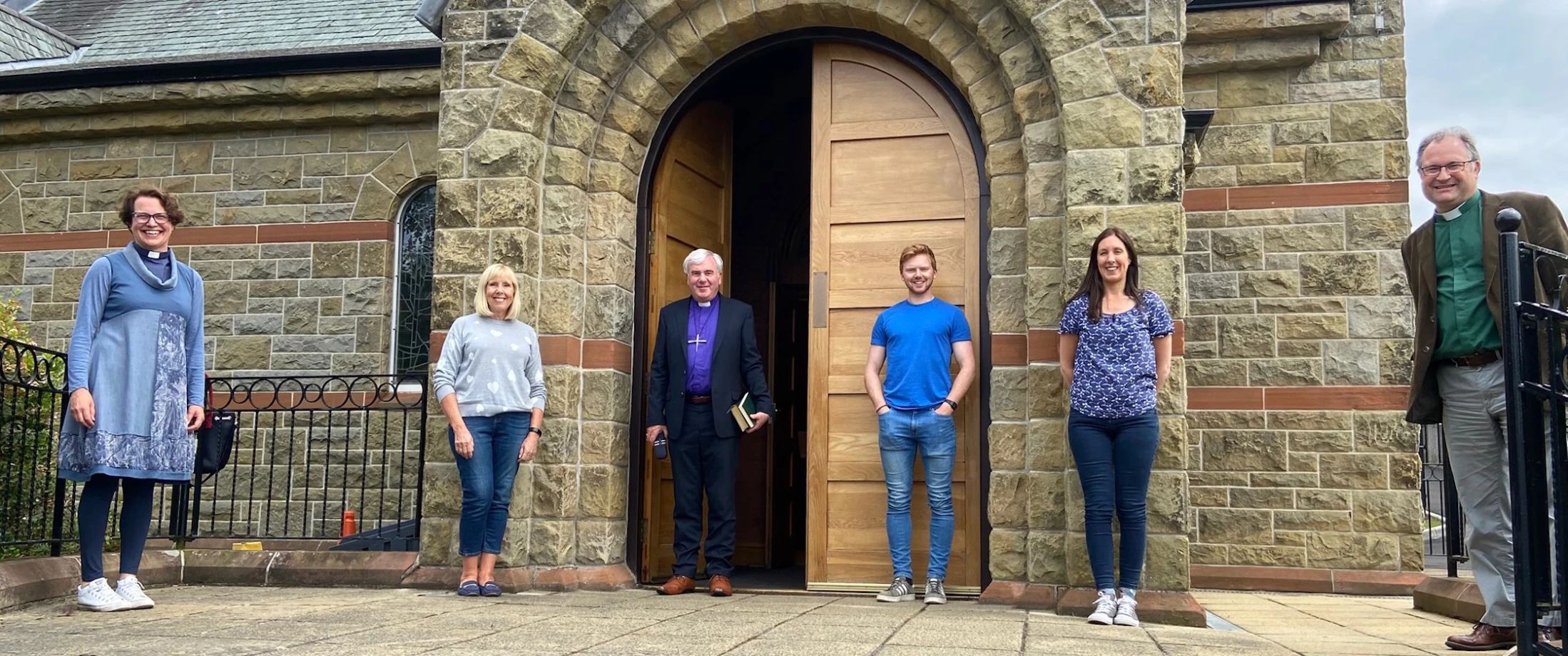 Bishop David completes a visitation of the diocese