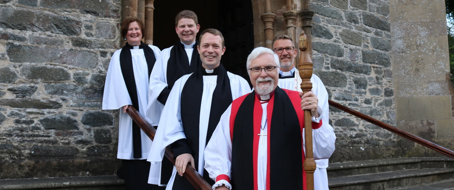 Bishop Harold conducts his last service of ordination