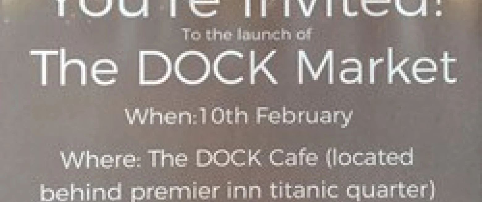 The Dock Market comes home this weekend