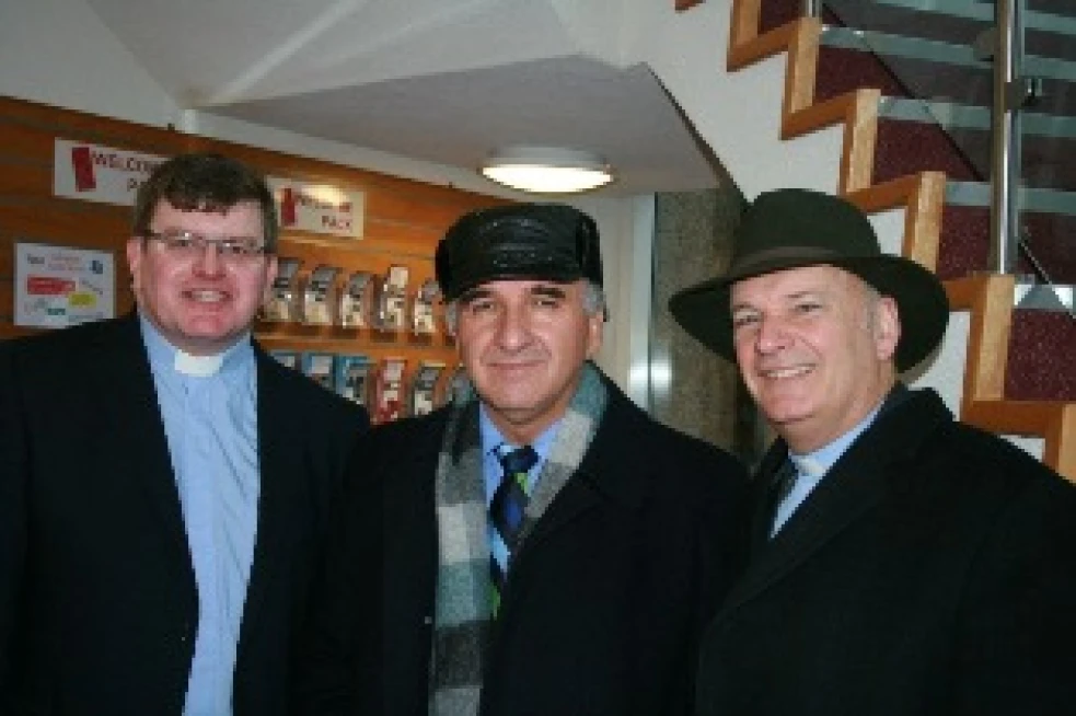 Jose Enriquez speaks at Dollingstown Men's Breakfast