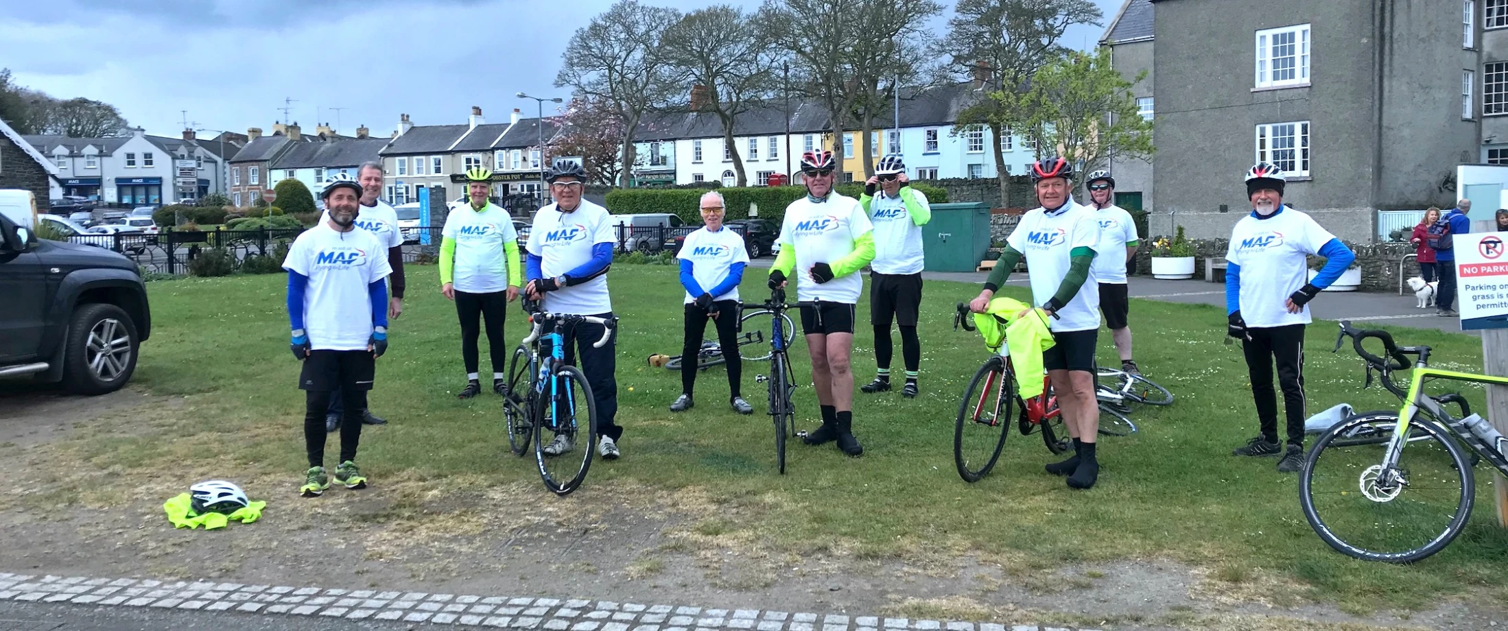 Saul parishioner raises over £11,000 for MAF