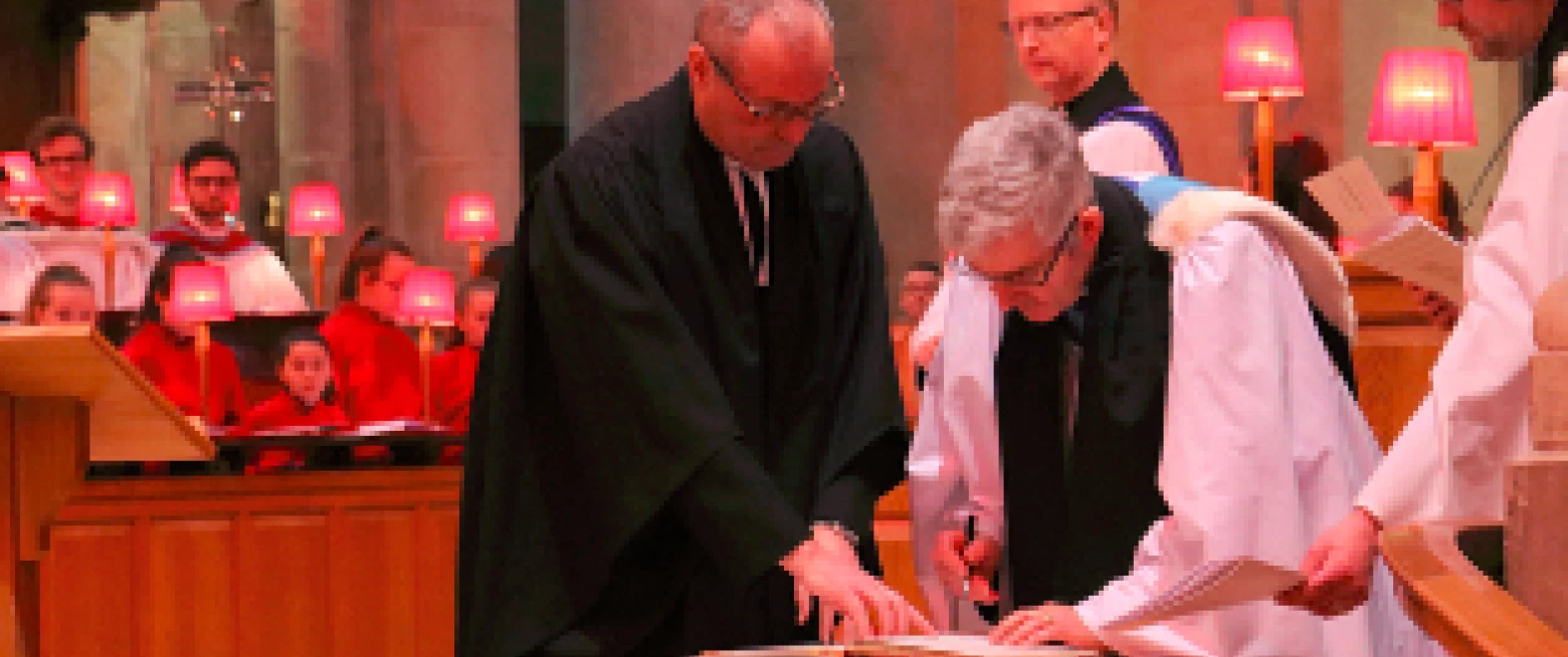 Dean Forde installed in Belfast Cathedral