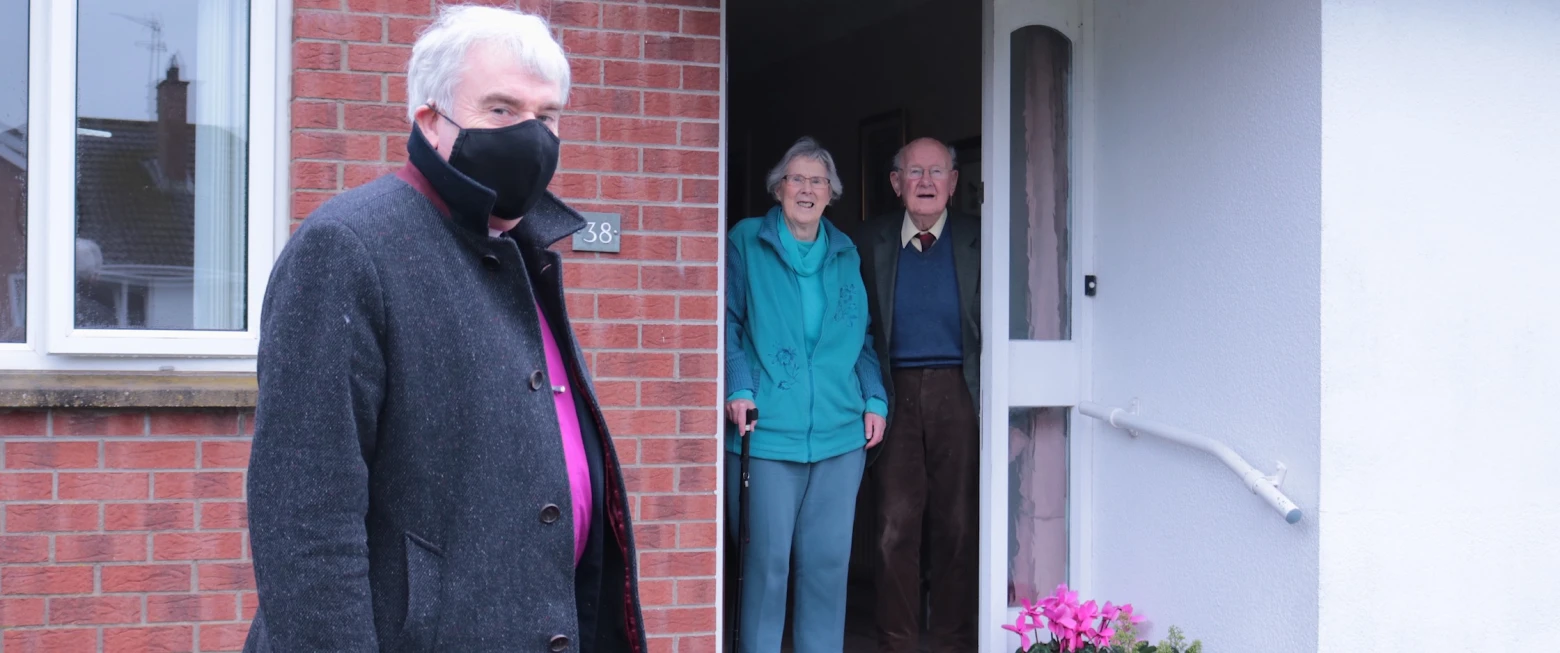 Bishop David visits the retired clergy