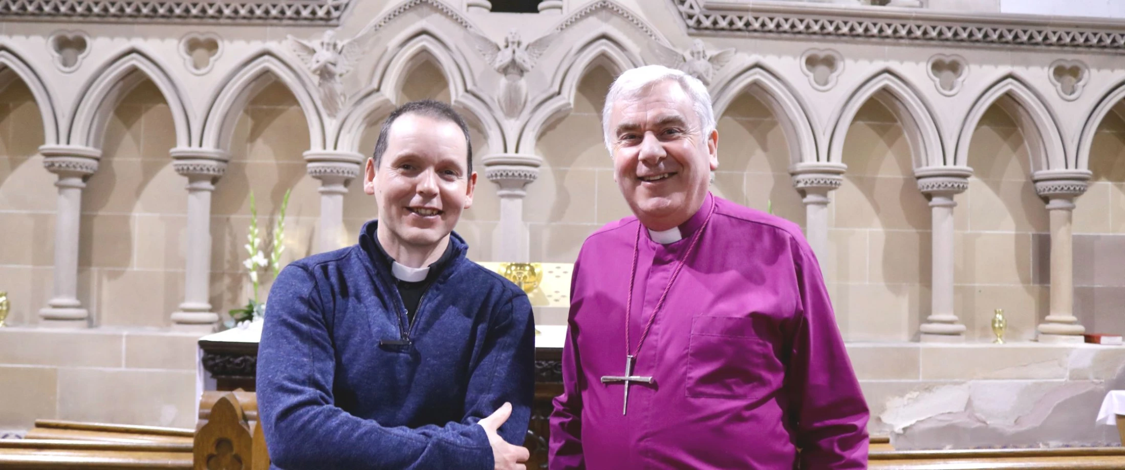 Revd Pat Kerr is introduced in Castlewellan & Kilcoo
