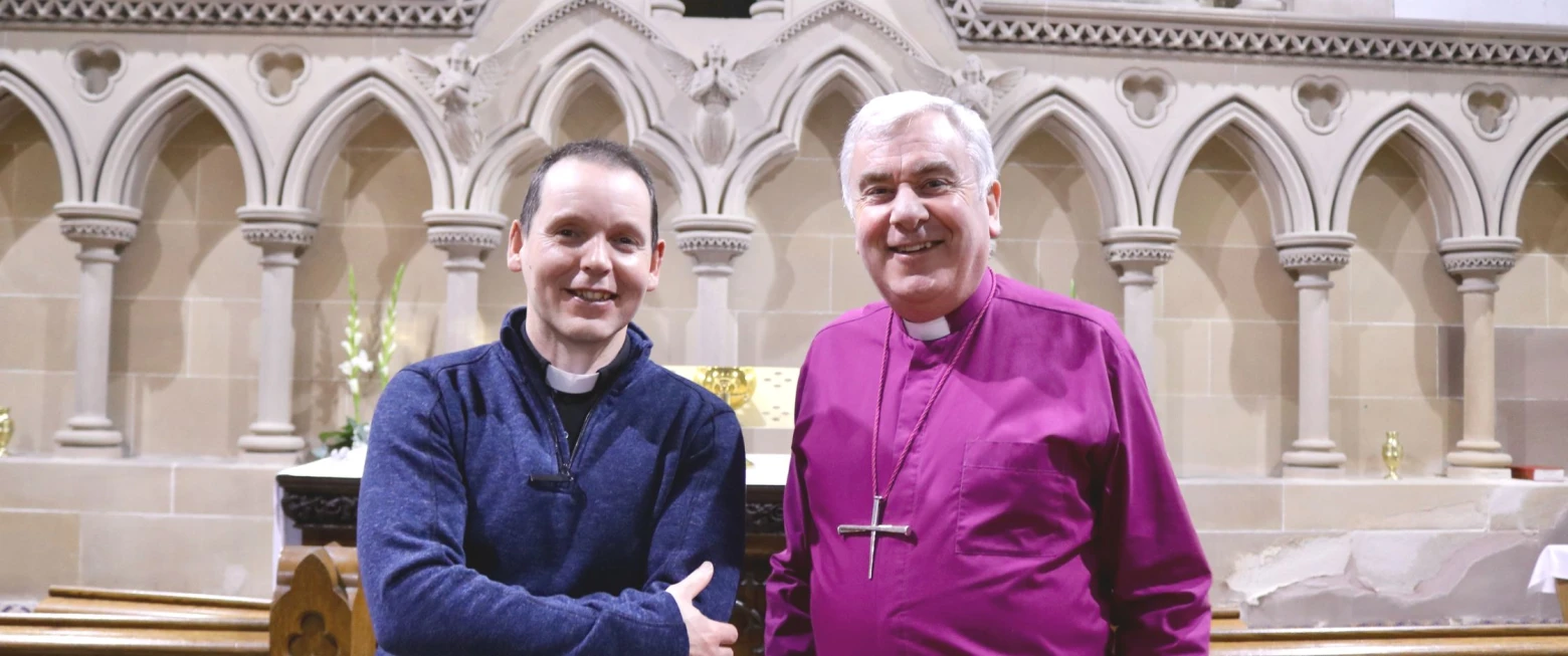 Revd Pat Kerr is introduced in Castlewellan & Kilcoo