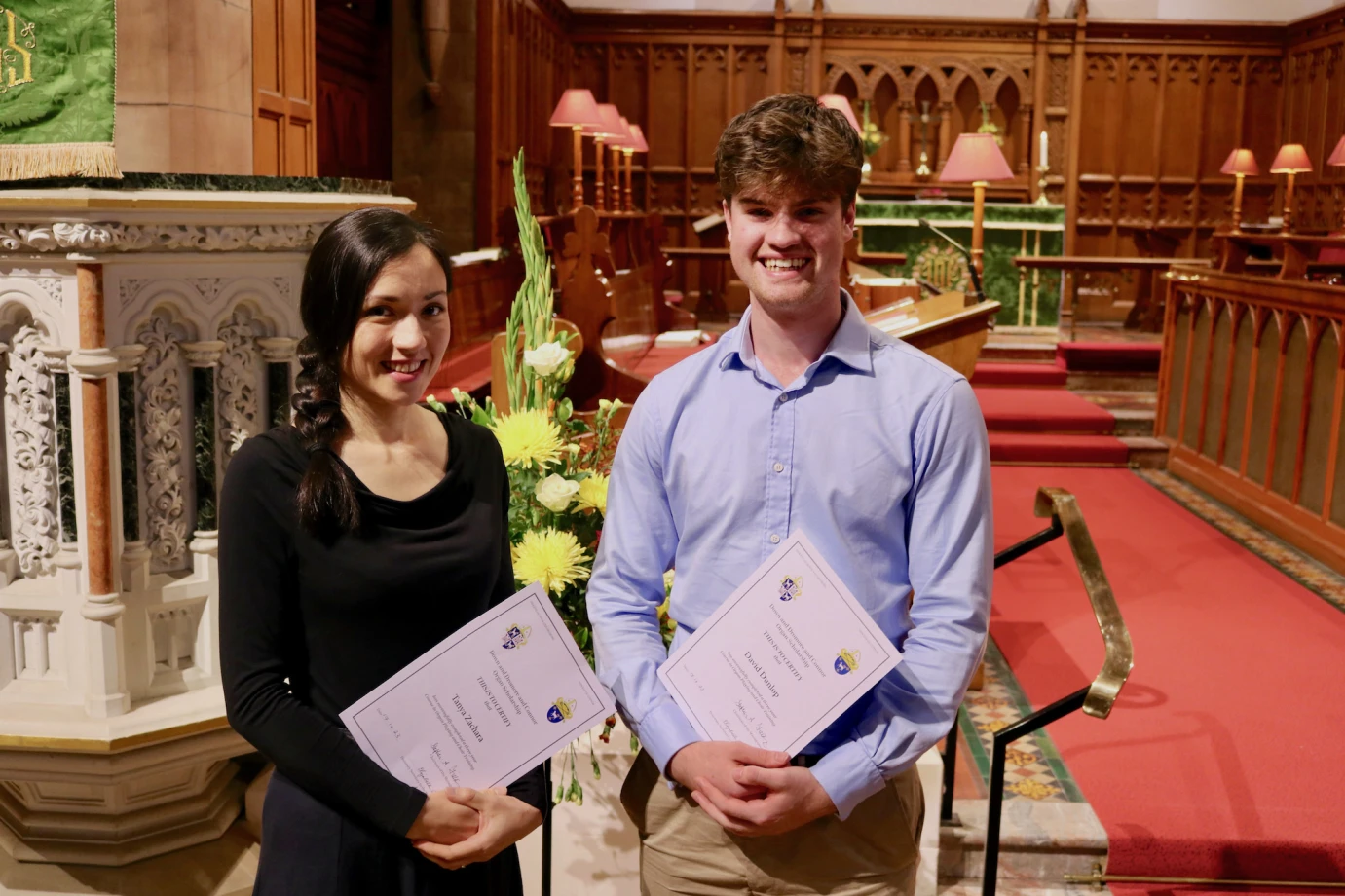 Organ Scholarship annual service
