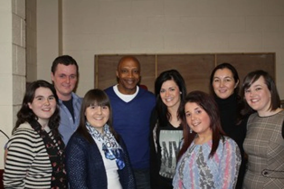 Footballers share their faith in Donaghcloney