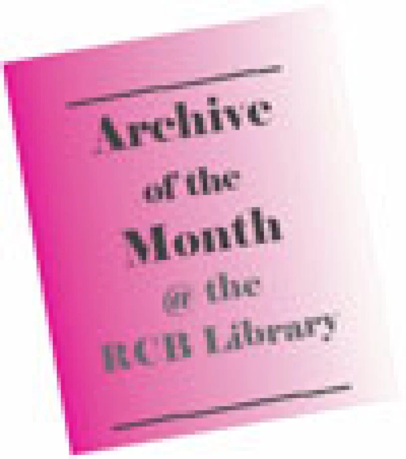‘Archive of the Month’ showcases rare lantern slides