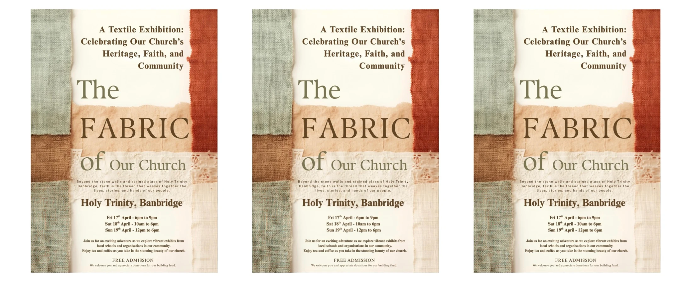 Textile exhibition will celebrate Holy Trinity Banbridge