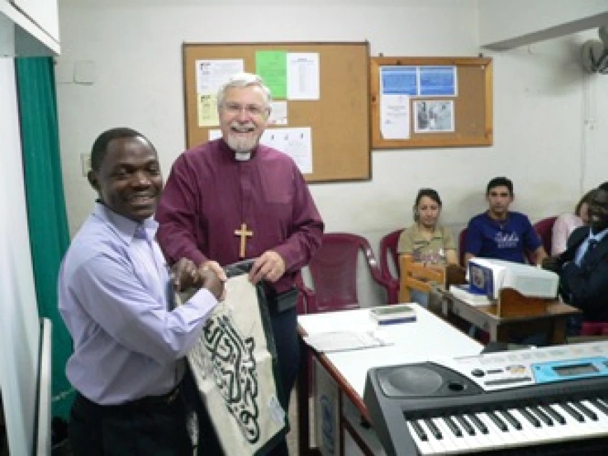 Bishop Harold leads Clergy Retreat on the edge of the Western Desert