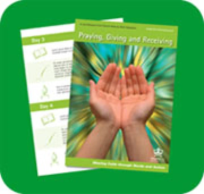 Praying, giving and receiving 