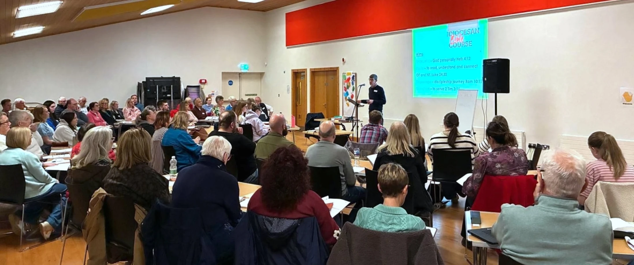 Diocesan Bible Course begins with almost 100 students