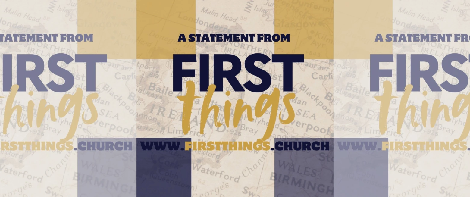 A statement from First Things