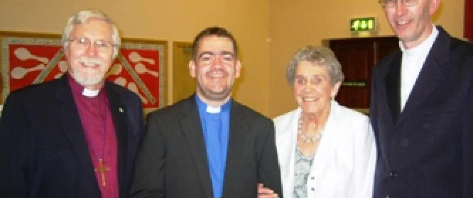 Bishop Harold ordains new deacon