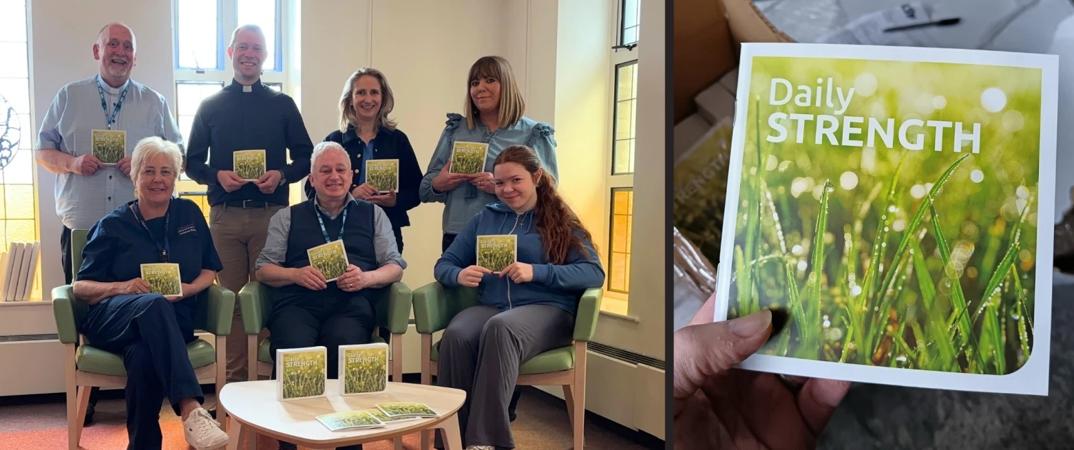 Helen’s Bay Parish donate 2500 booklets to hospital chaplaincy team
