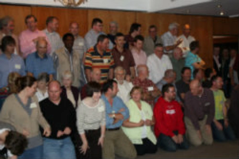 Delegates gather for photograph