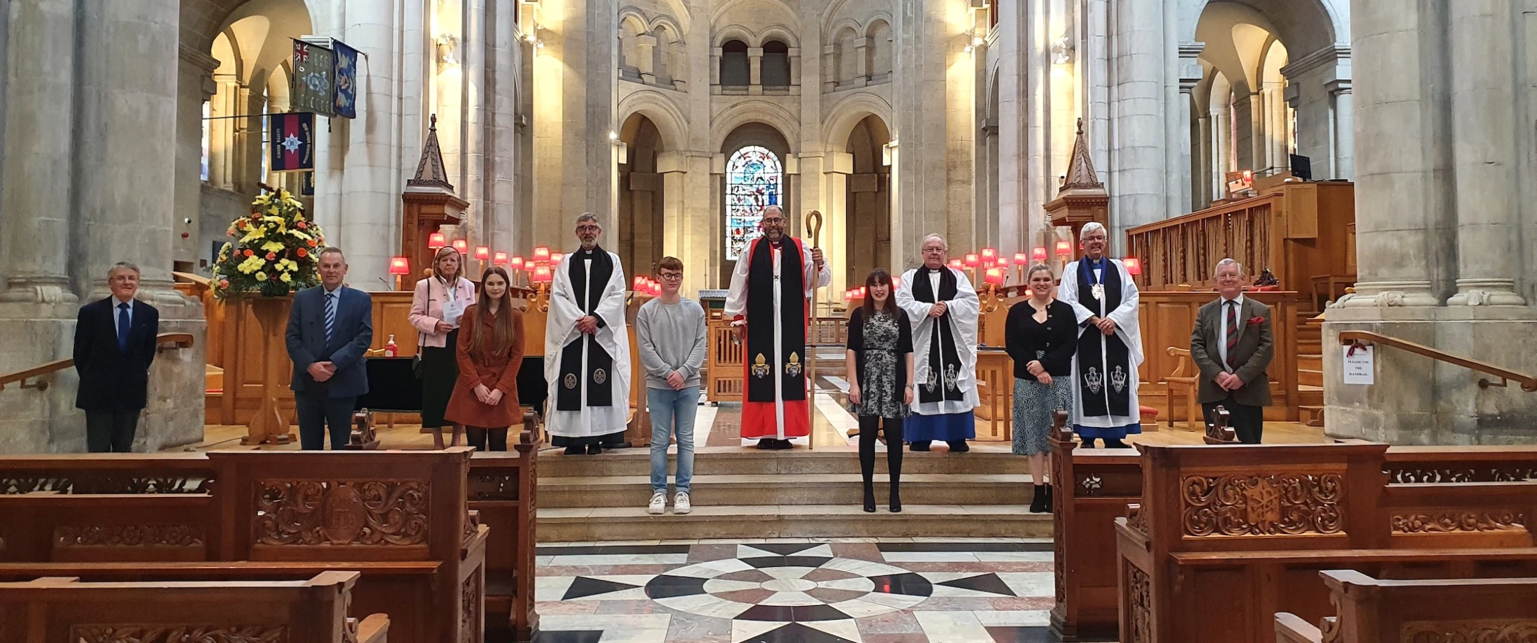 Organ scholars receive certificates at annual service