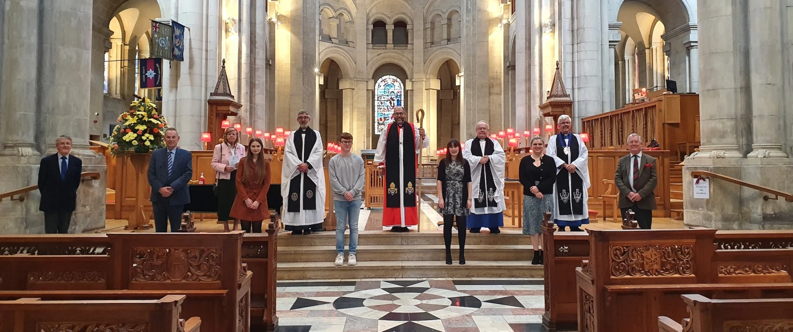 Organ scholars receive certificates at annual service