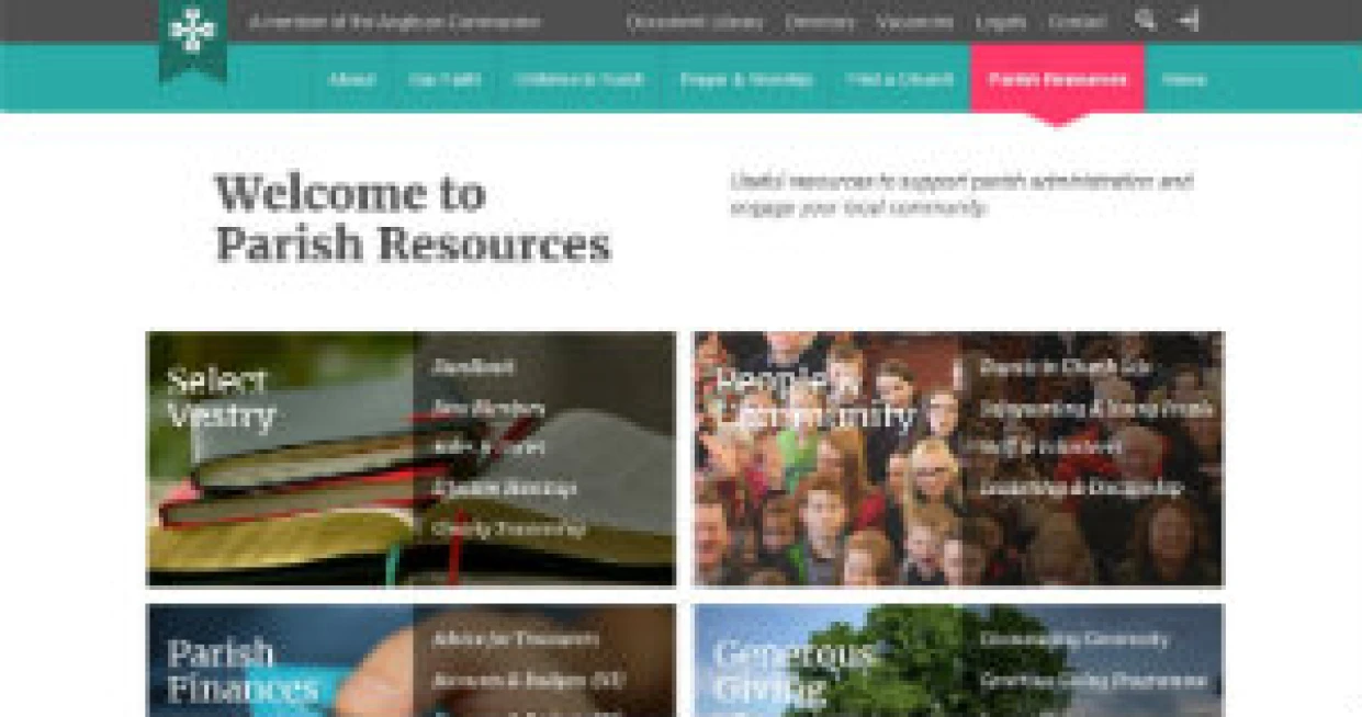 New Parish Resources section on Church of Ireland website