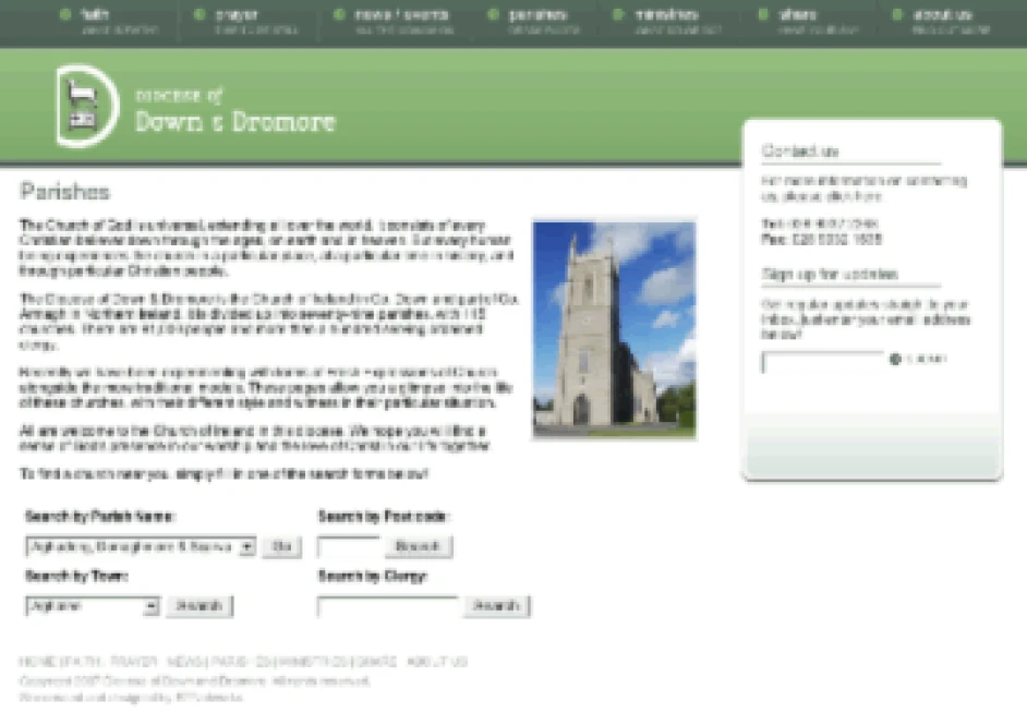 2007 parish website competition