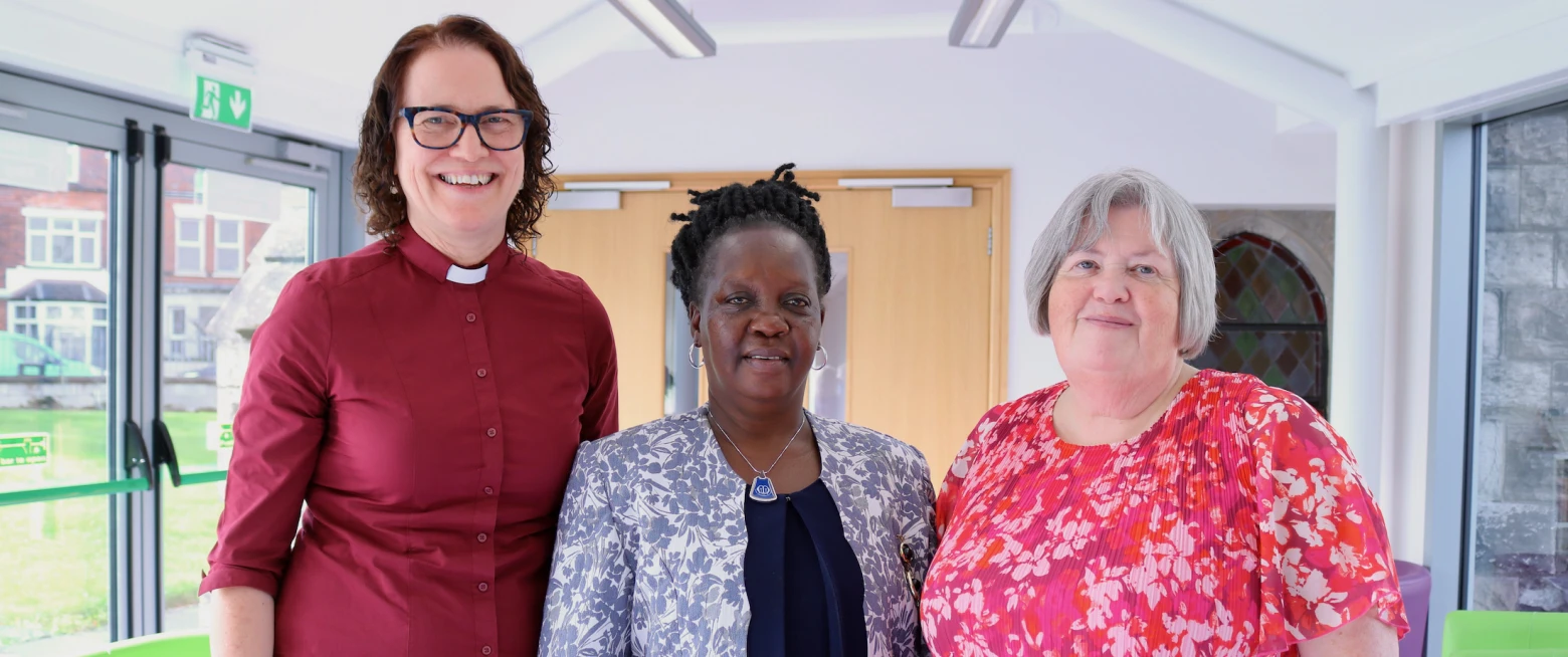 Mama Rejoice speaks at ladies' coffee morning