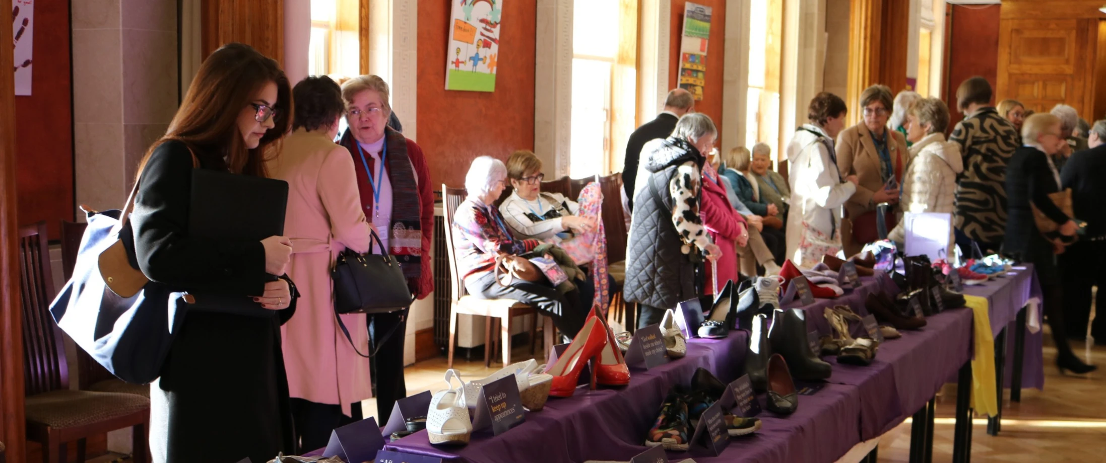 Stormont exhibition breaks silence over domestic abuse