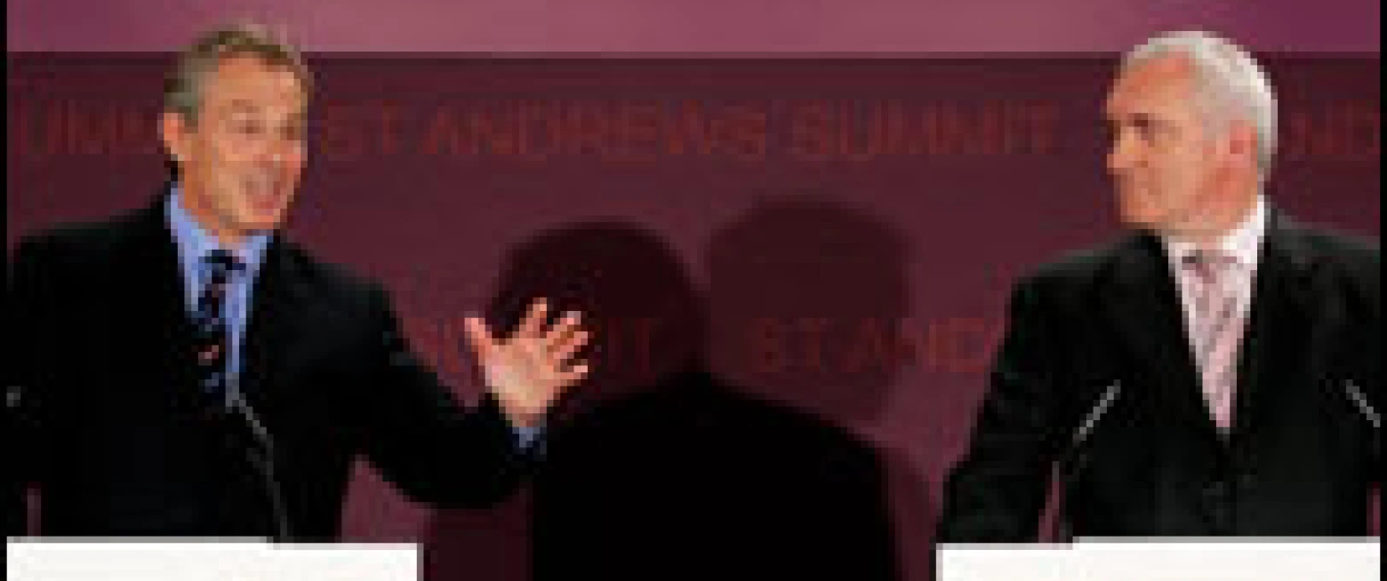 Bishop's comments on St Andrews Agreement