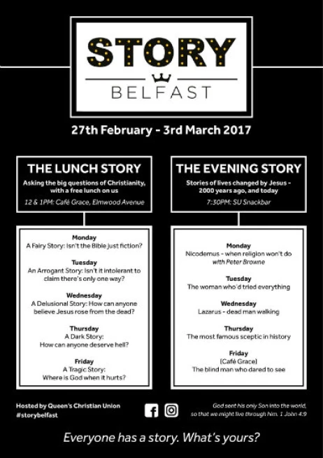 STORY Mission Week at QUB