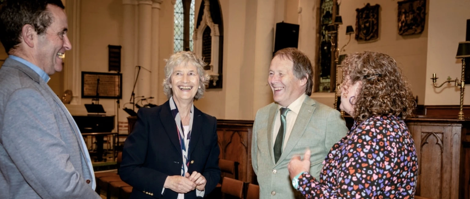 President of Ireland visits Down Cathedral