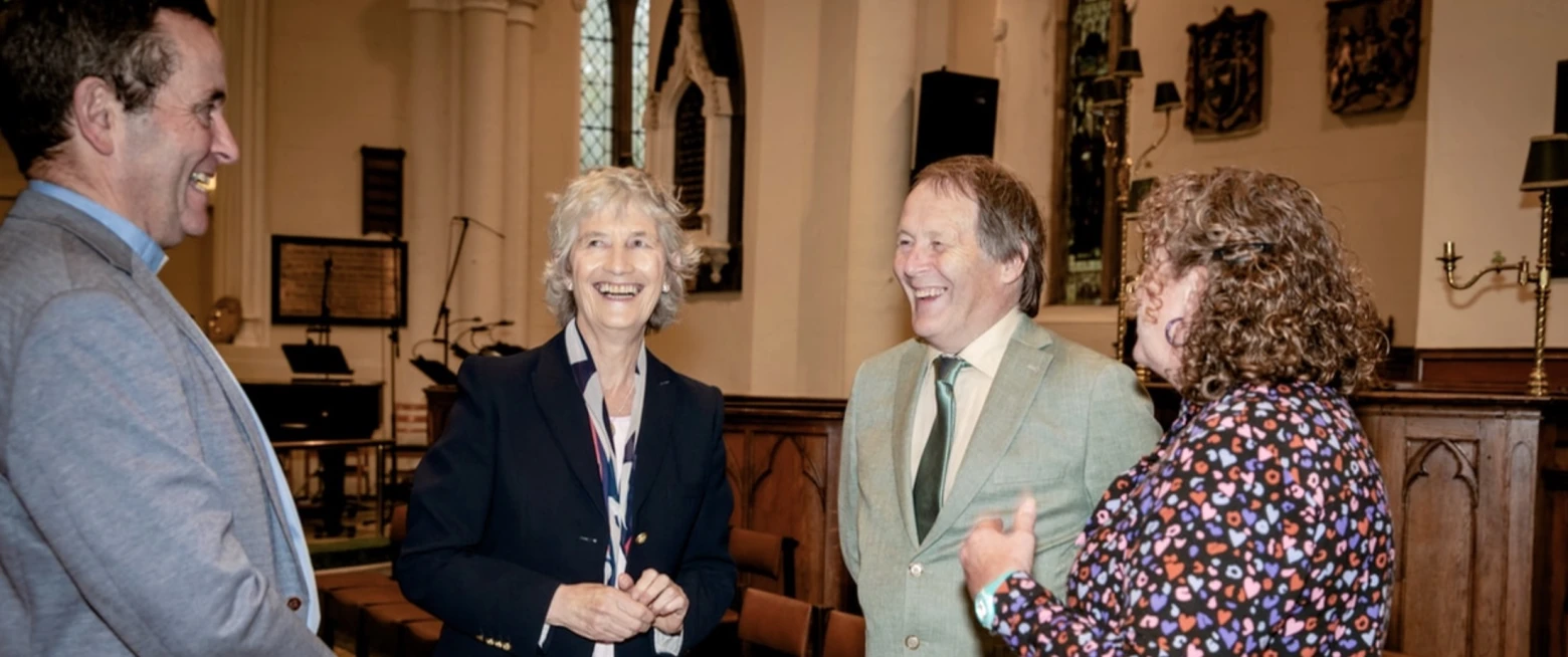 President of Ireland visits Down Cathedral