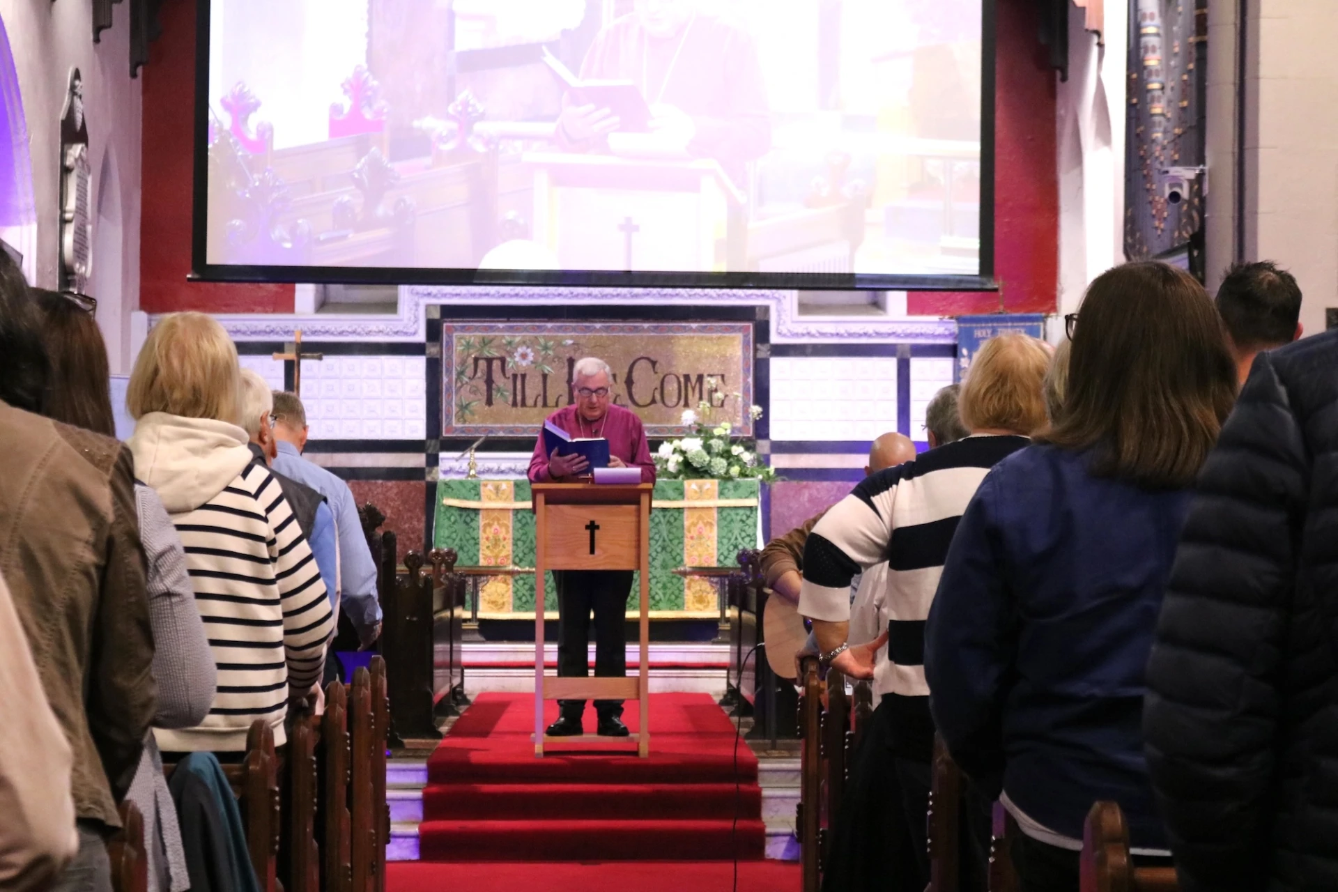 Bishop David shares scripture