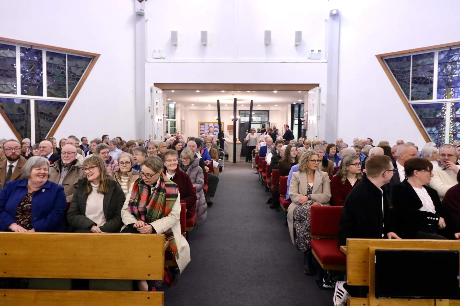 St Ignatius was packed to overflowing