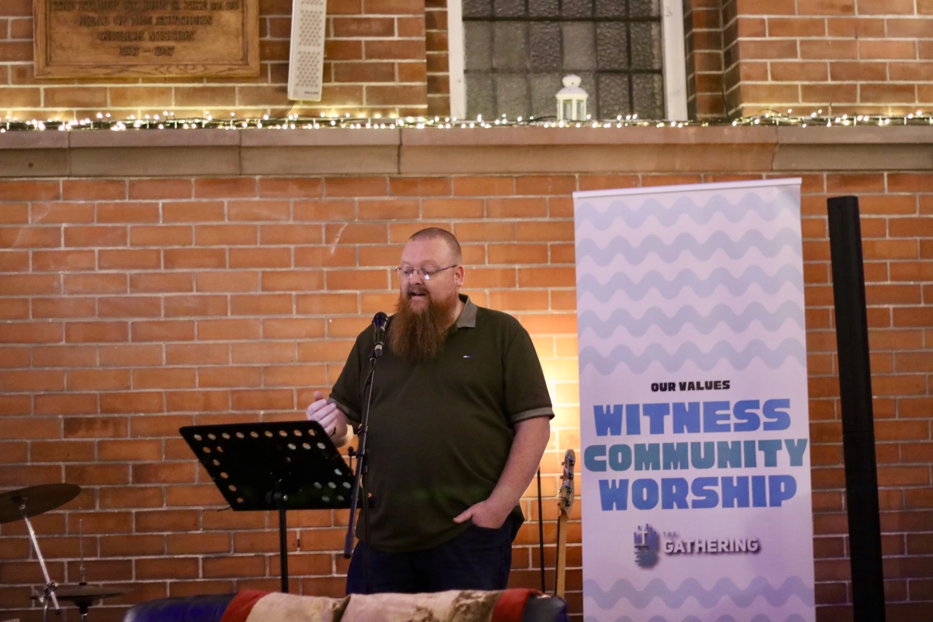 Paul Hawkins, leader of The Glen and West Winds
